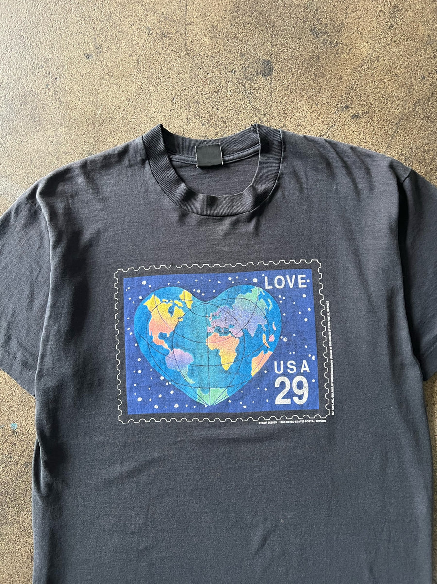 1990s Post Office Stamp Tee Faded