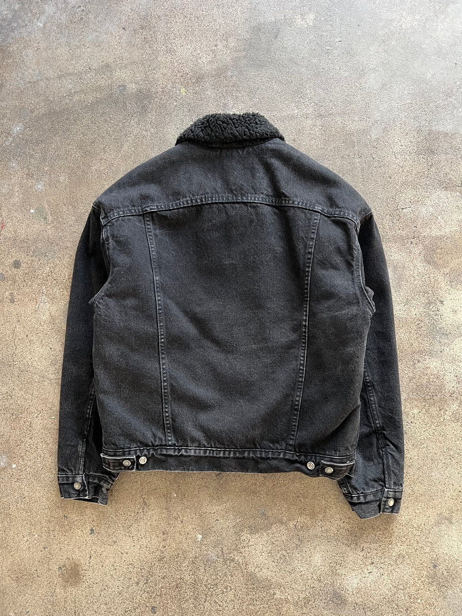 1990s Levi's Black Sherpa Jacket