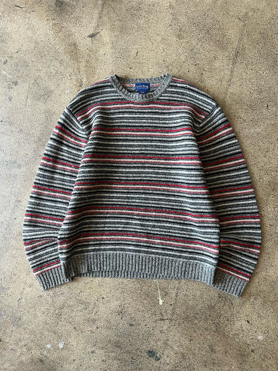 2000s Club Room Stripe Lambs Wool Sweater