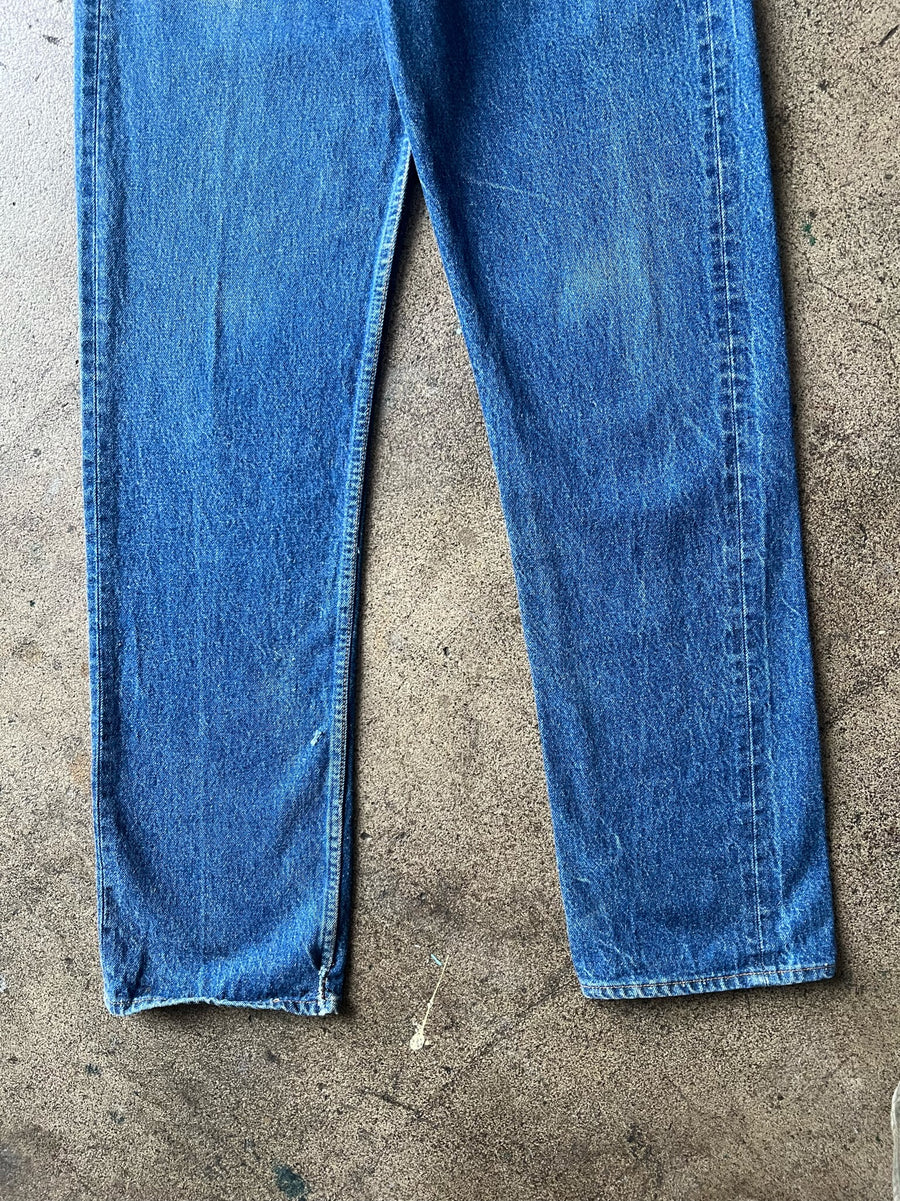 1990s Levi's 501 Darker Blue Wash Jeans 32