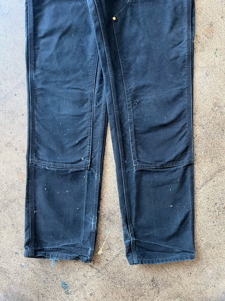 1990s Carhartt Double Knees Faded Black 31