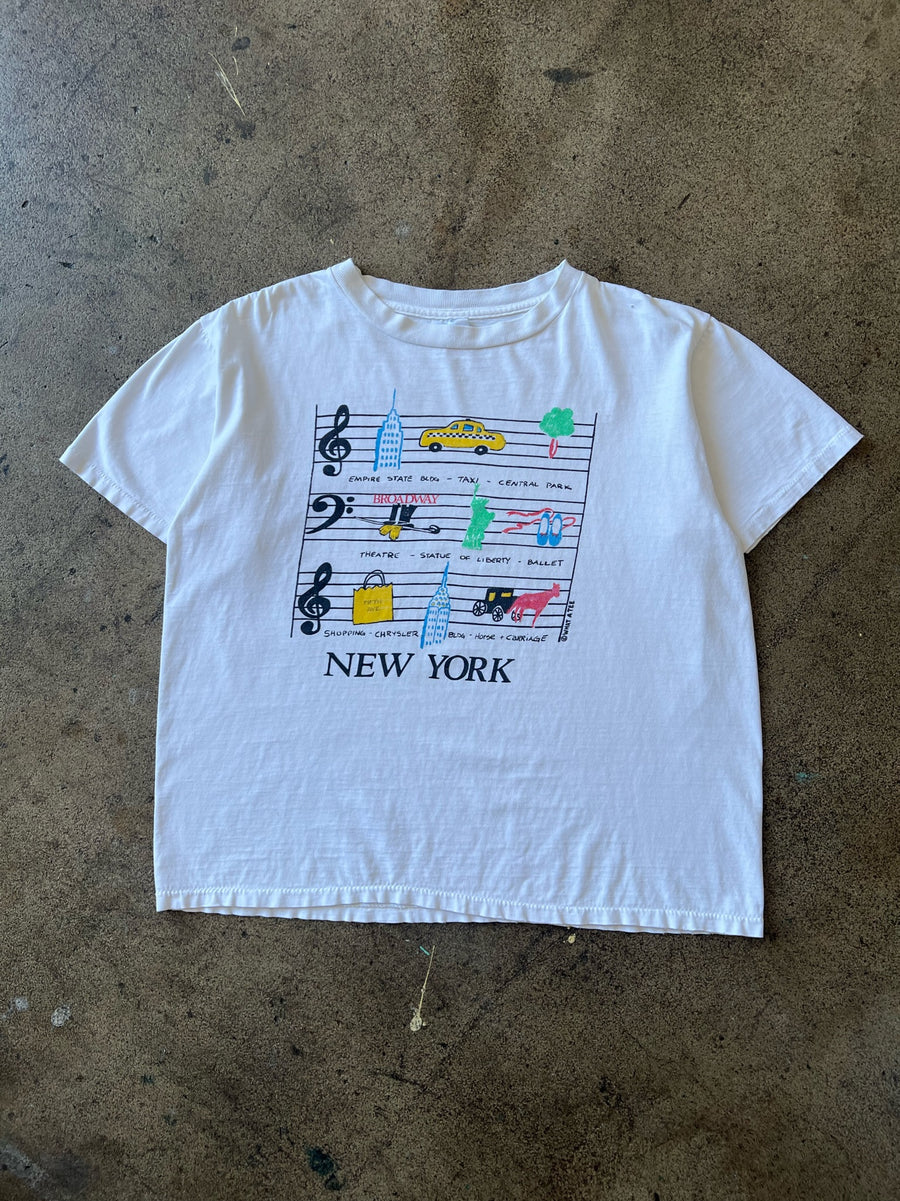 1990s New York Boxy Tourist Tee