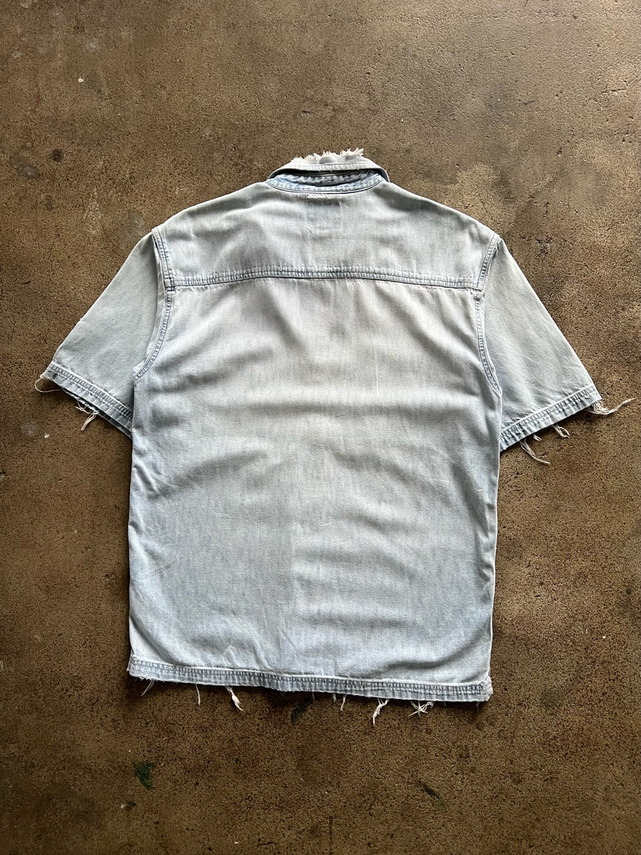 1990s Bugle Boy Denim Shirt