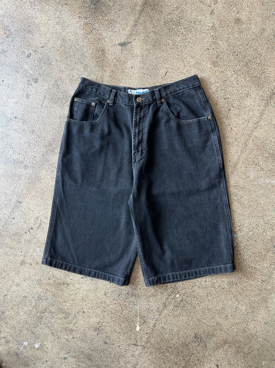 2000s Utility Black Jorts 32