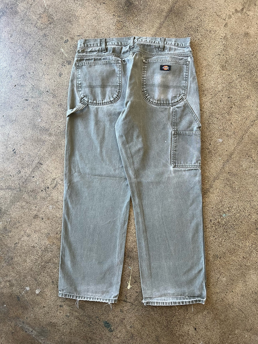 2000s Dickies Moss Green Work Pants 34