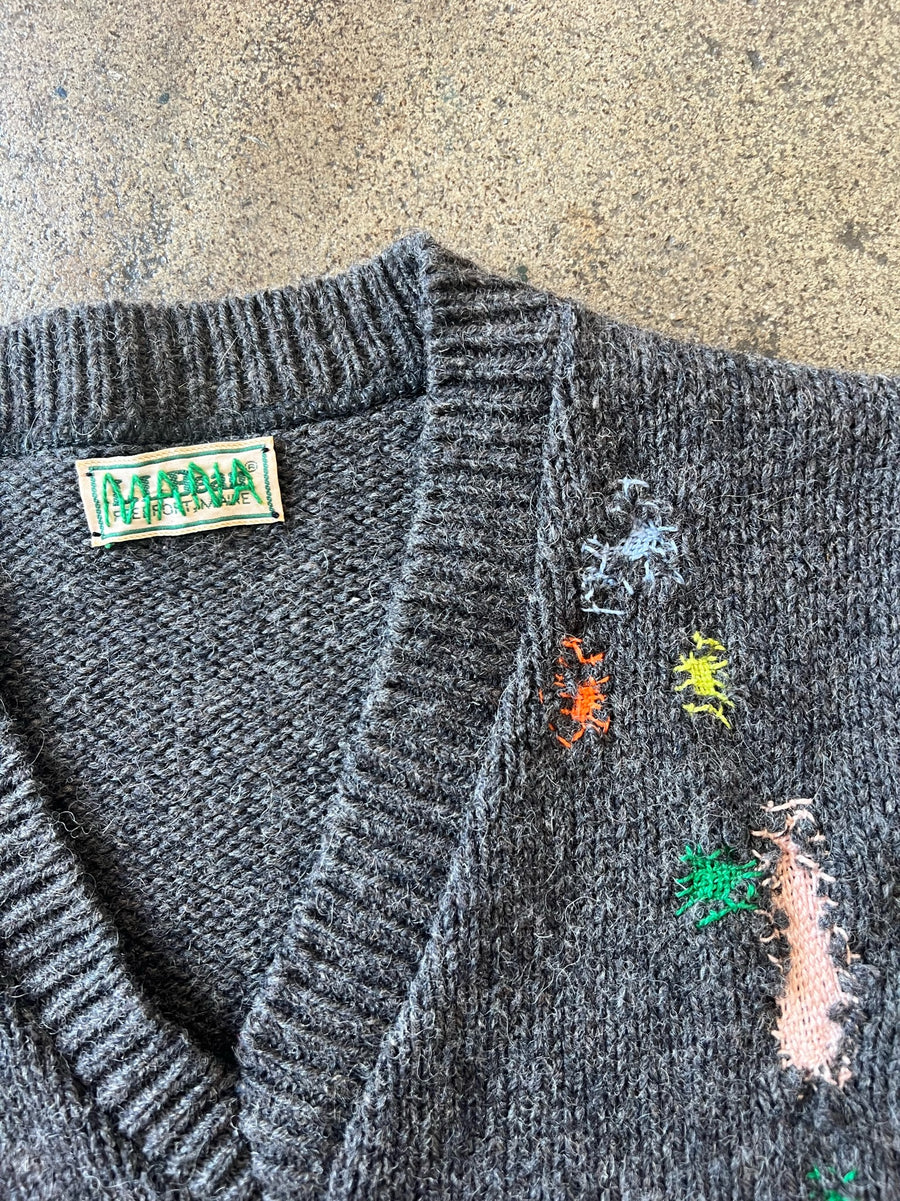 1990s LL Bean Repaired Sweater Vest