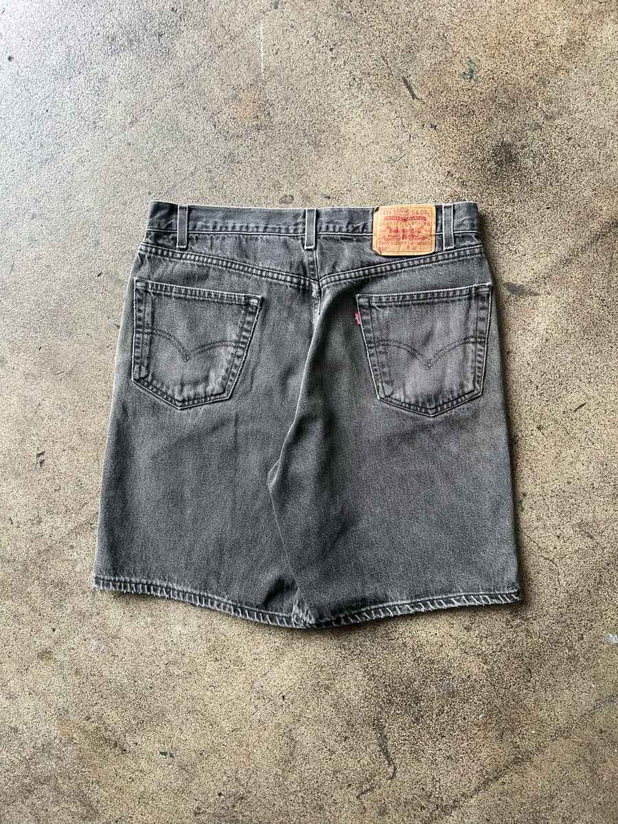 1990s Levi's 550 Faded Black Jorts 35