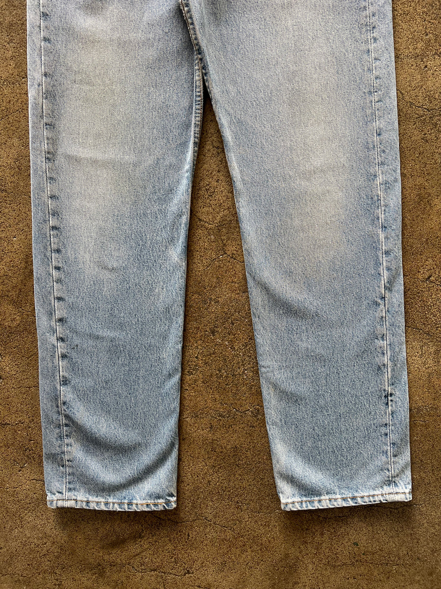 1990s Levi's 501 Faded Blue Jeans 33