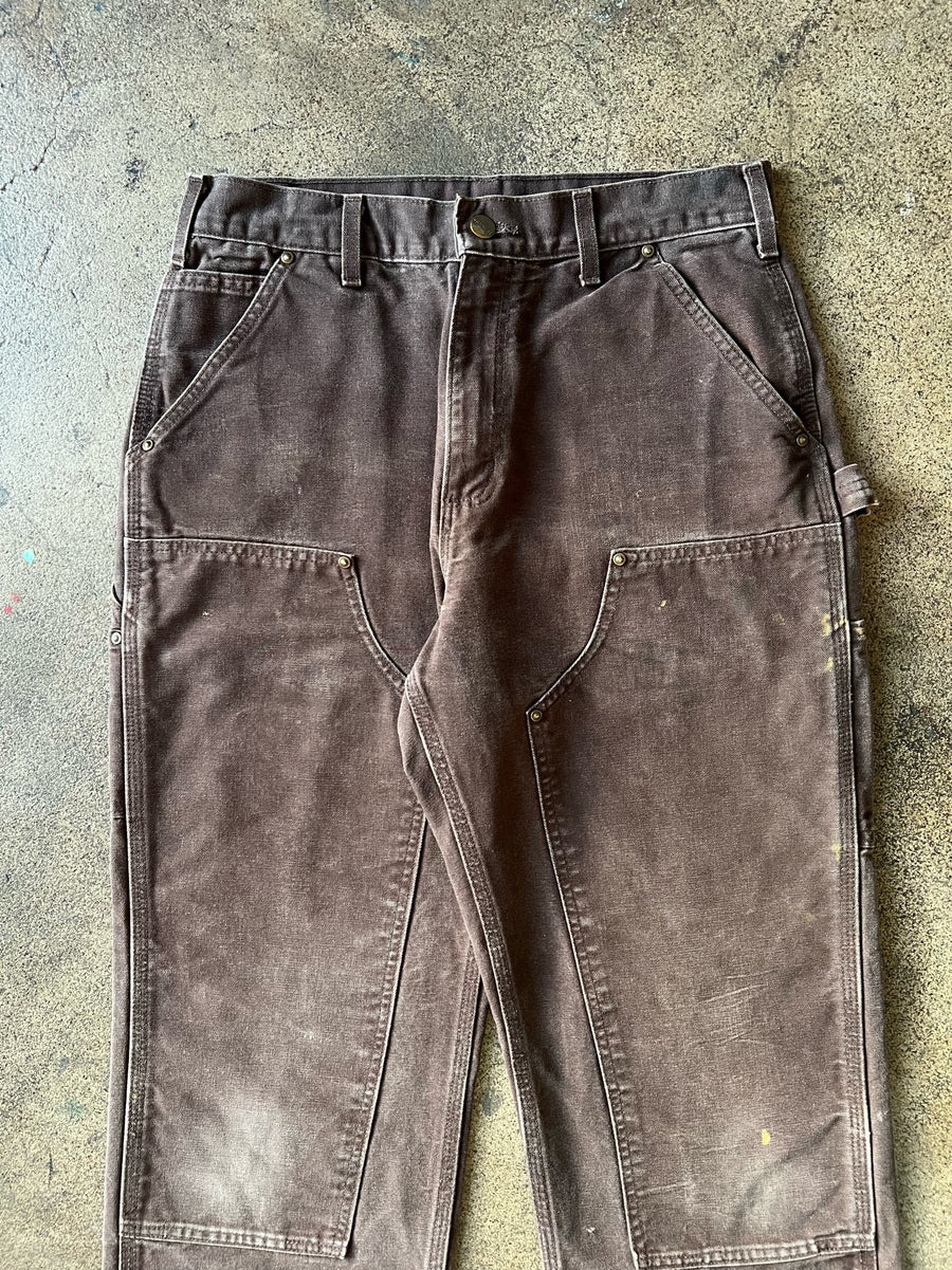 1990s Carhartt Double Knees Faded Brown 31