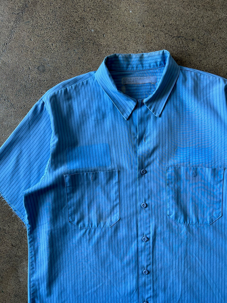 1980s Cropped + Chopped Work Shirt