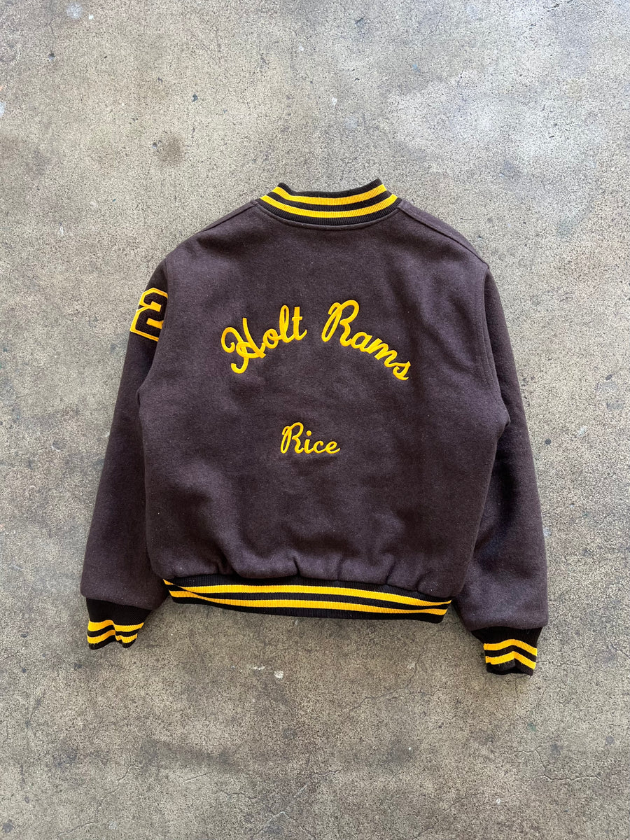 1980s Holt Rams Varsity Jacket