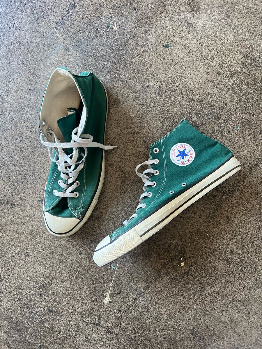 1990s Converse Chuck Taylors Green 13