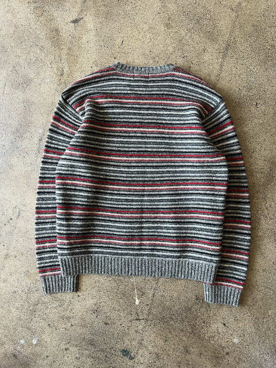 2000s Club Room Stripe Lambs Wool Sweater