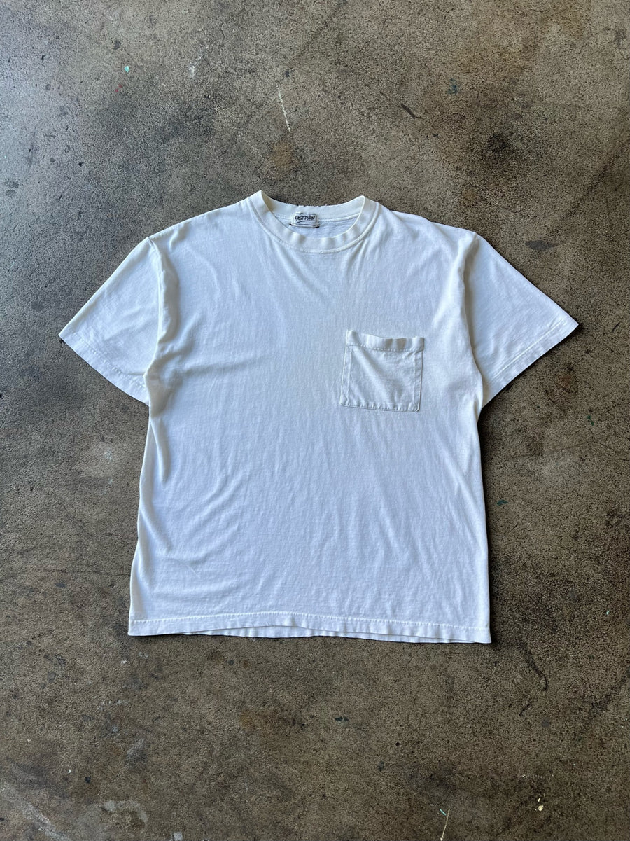 1990s White Pocket Tee