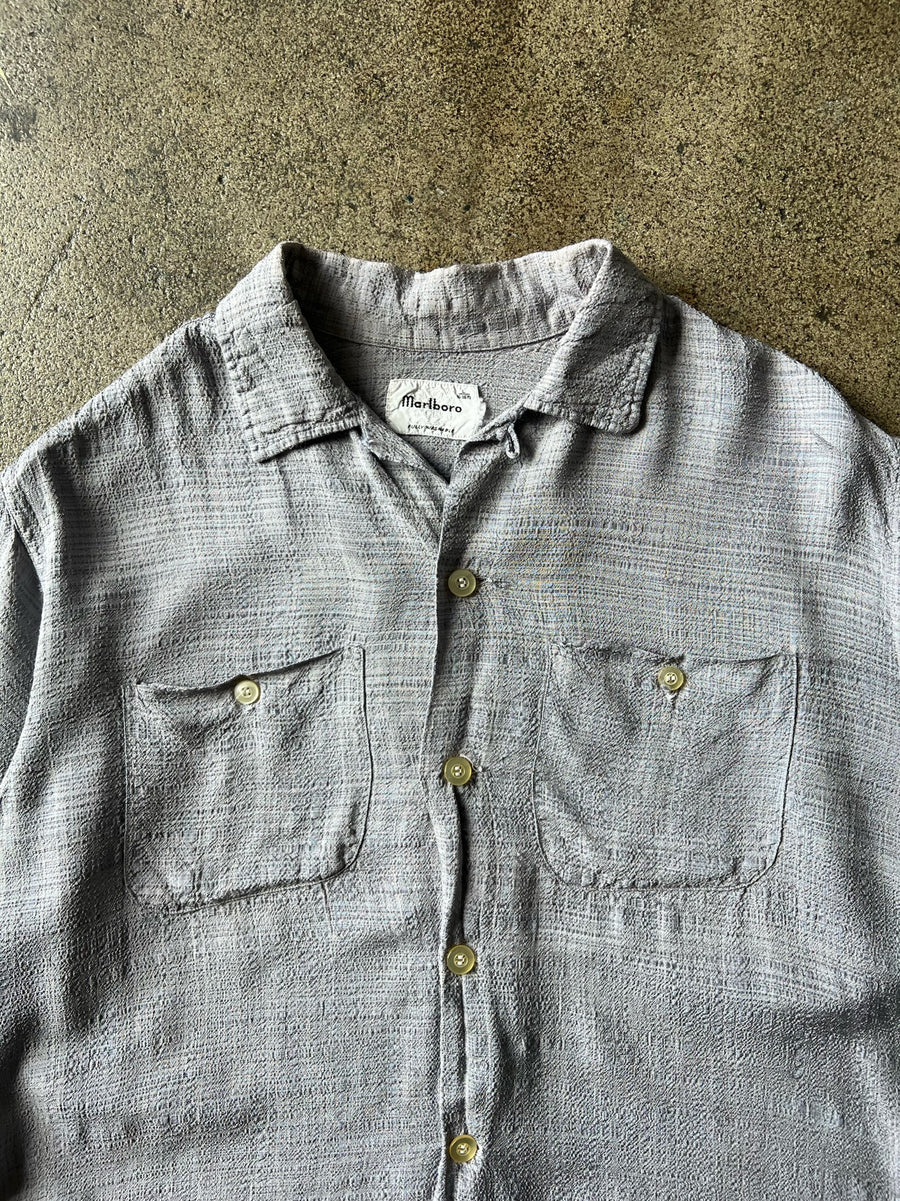 1960s Marlboro Lavender Loop Collar Shirt