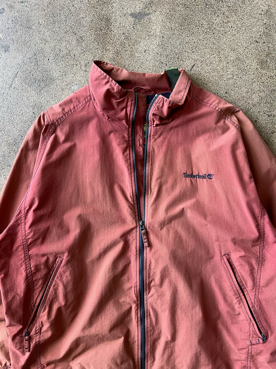 2000s Timberland Faded Red Rain Jacket
