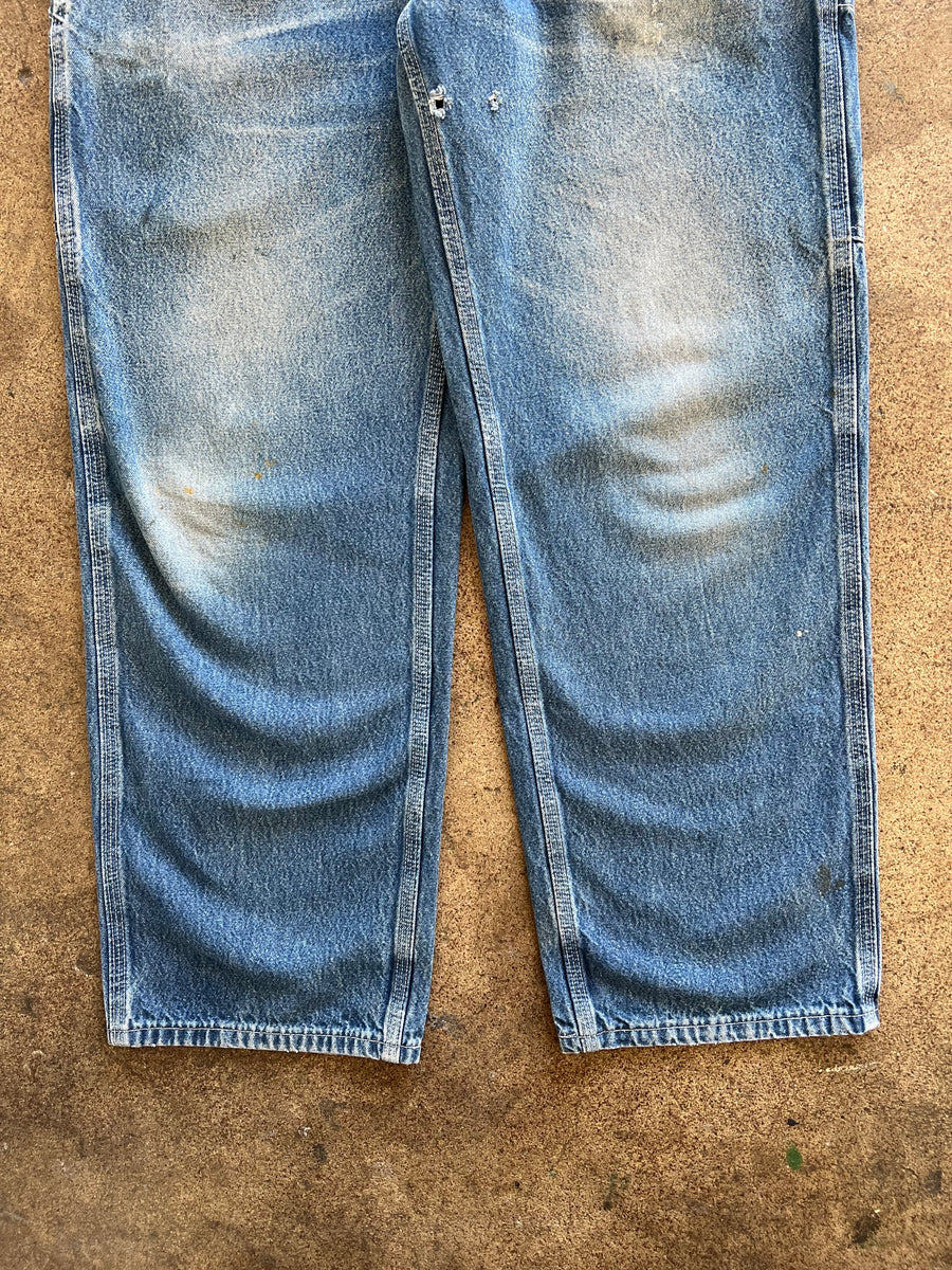 2000s Carhartt Denim Work Pants Faded 33