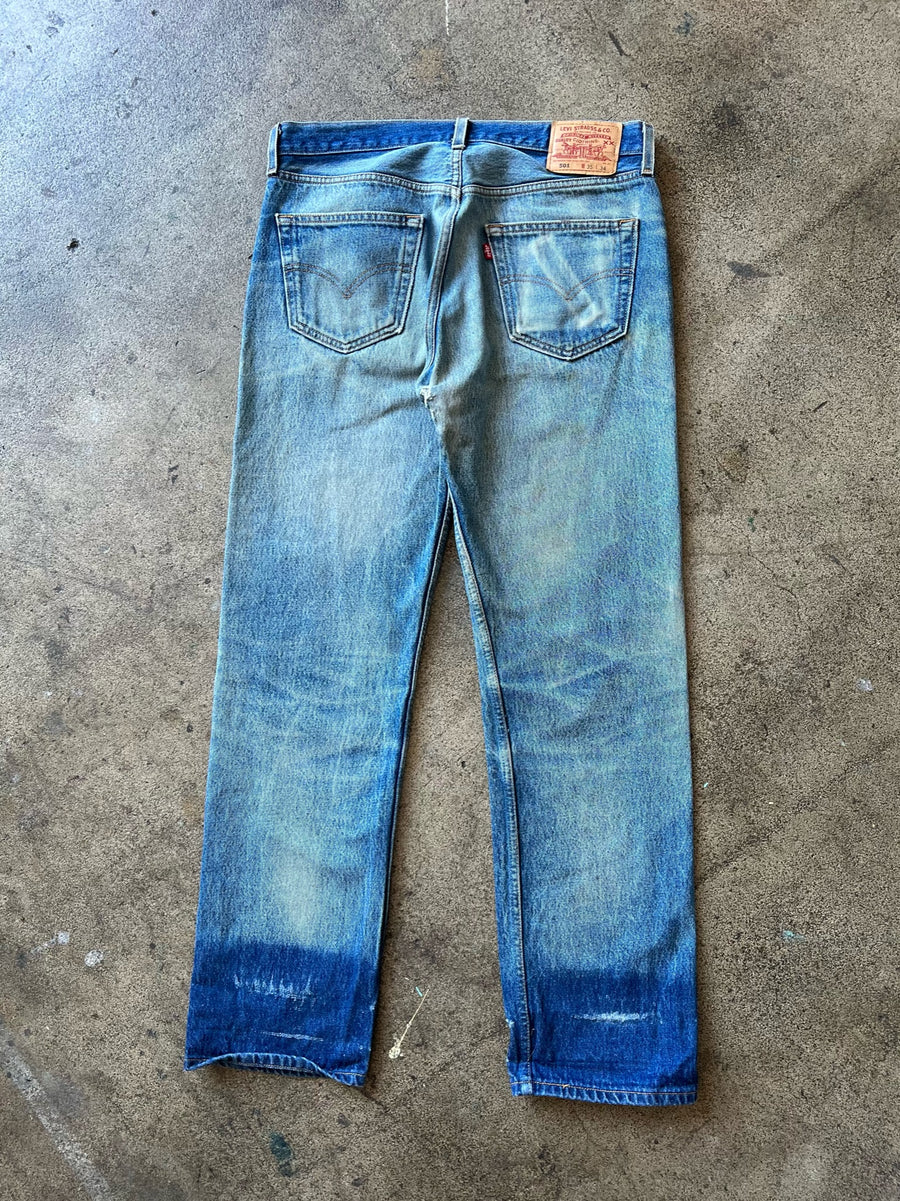 2000s Levi's 501 Jeans Dirty Wash 34