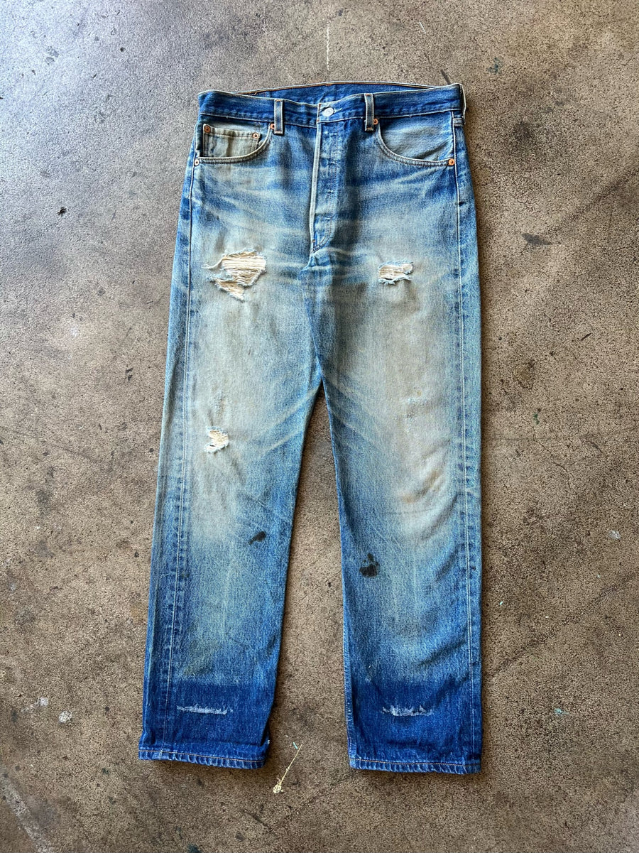 2000s Levi's 501 Jeans Dirty Wash 34