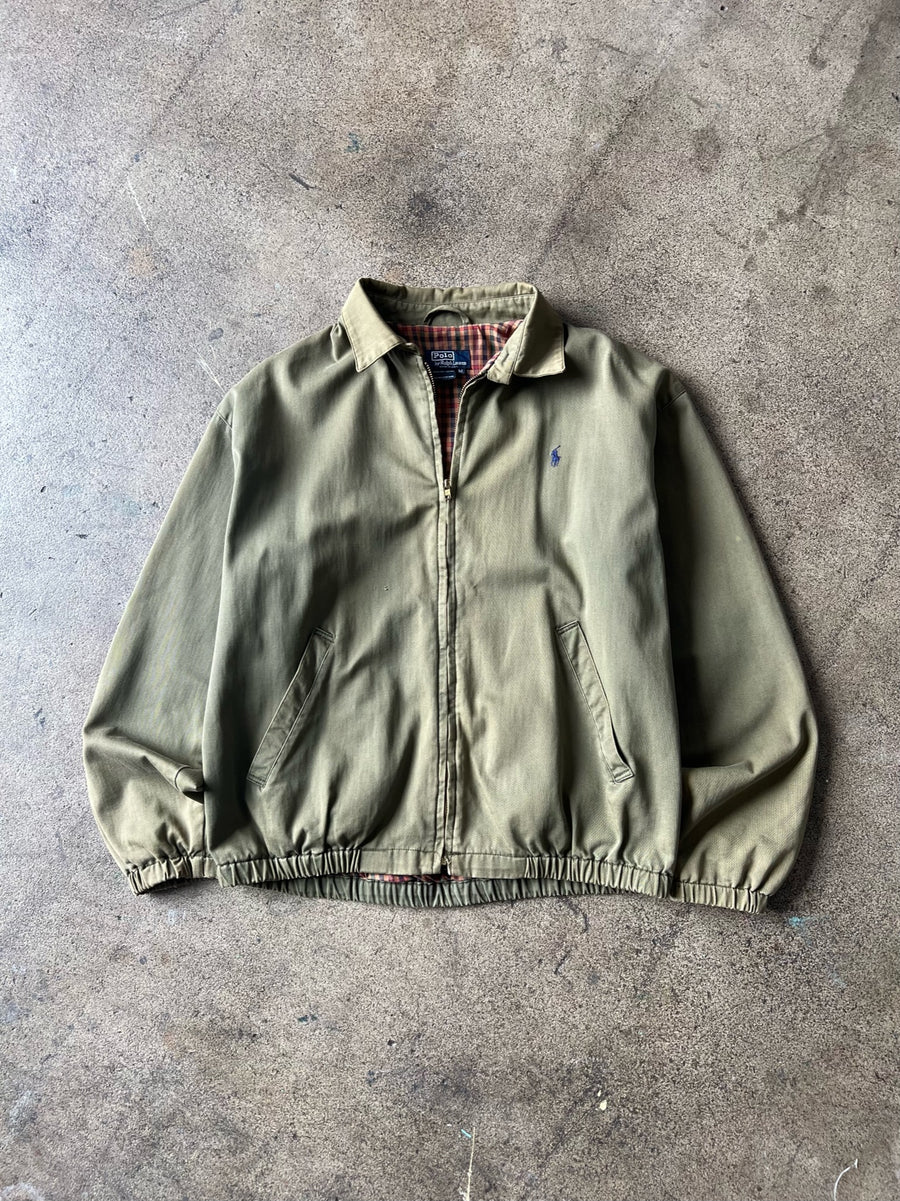 1990s Polo Ralph Lauren Faded Olive Jacket