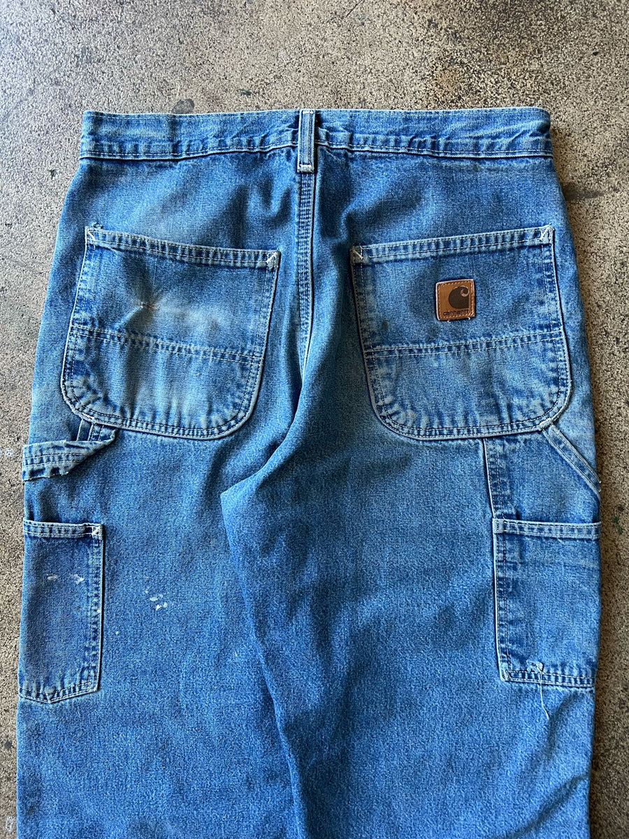 1990s Carhartt Released Hem Work Jeans 31