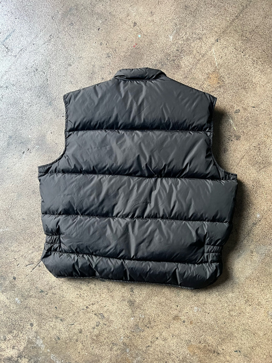 1990s Walls Black Puffer Vest Jacket