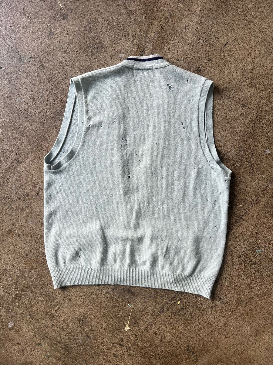 1960s White Stag Distressed Sweater Vest