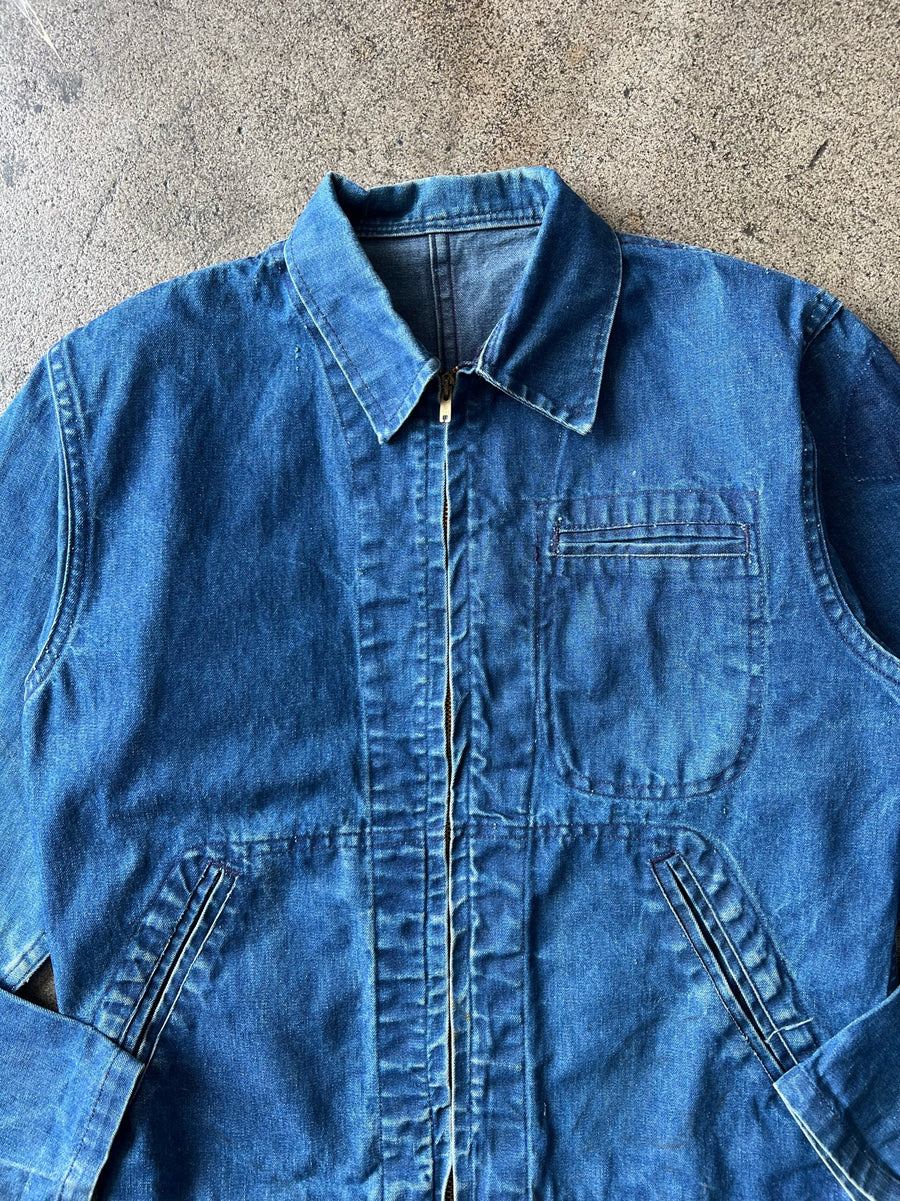 1950s Navy Denim Jacket