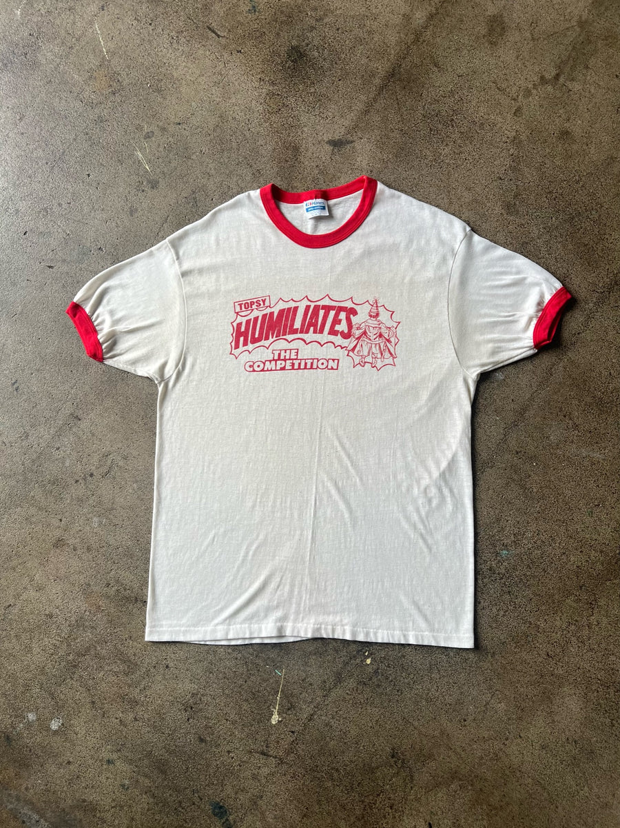 1980s Hanes Topsy Ringer Tee