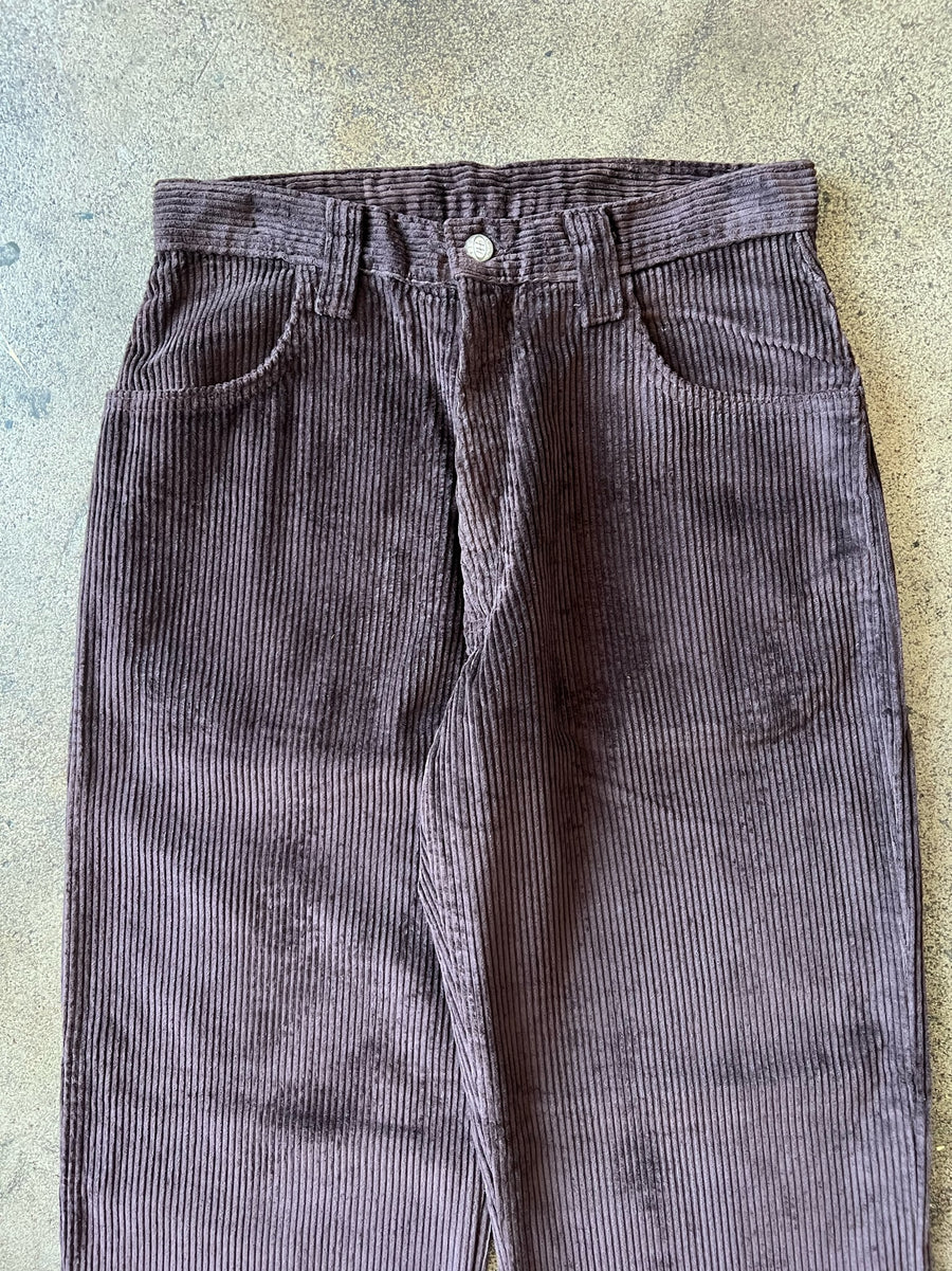 1990s Hi Cutline Baggy Cords Brown 30