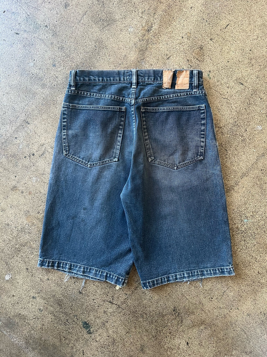 2000s Utility Faded Blue Jorts 32