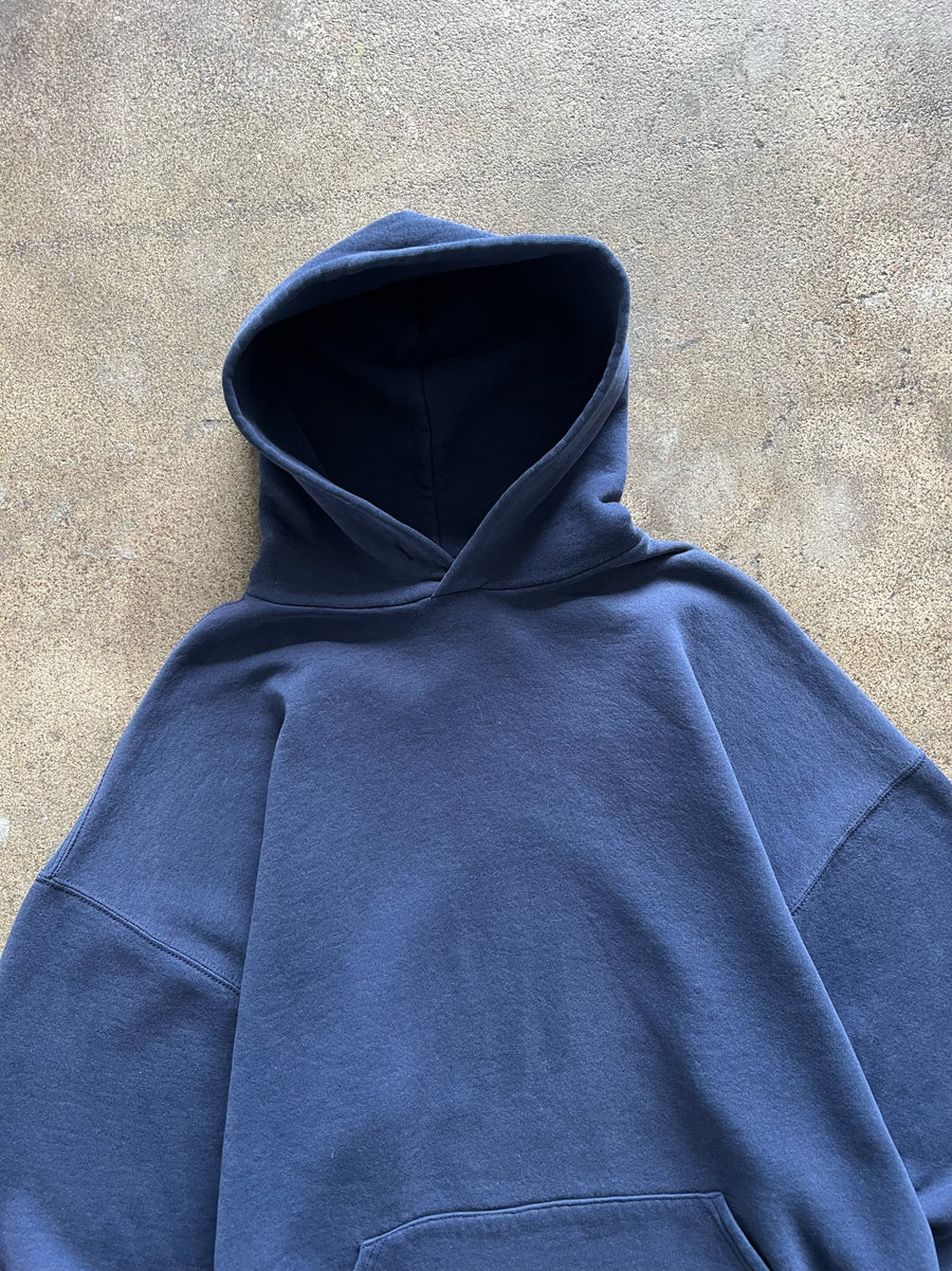 1990s Russell Faded Navy Hoodie