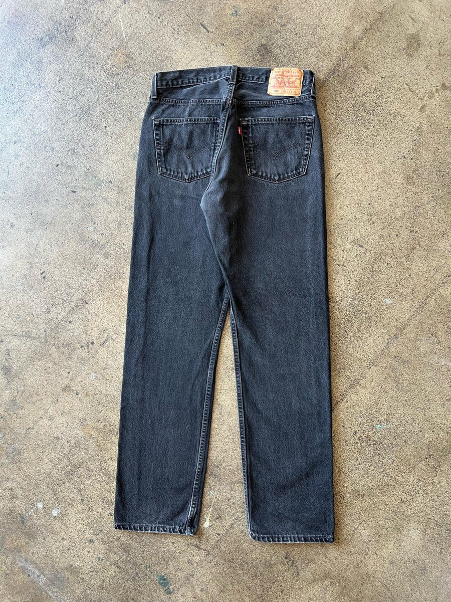 1990s Levi's 501 Faded Black Jeans 31