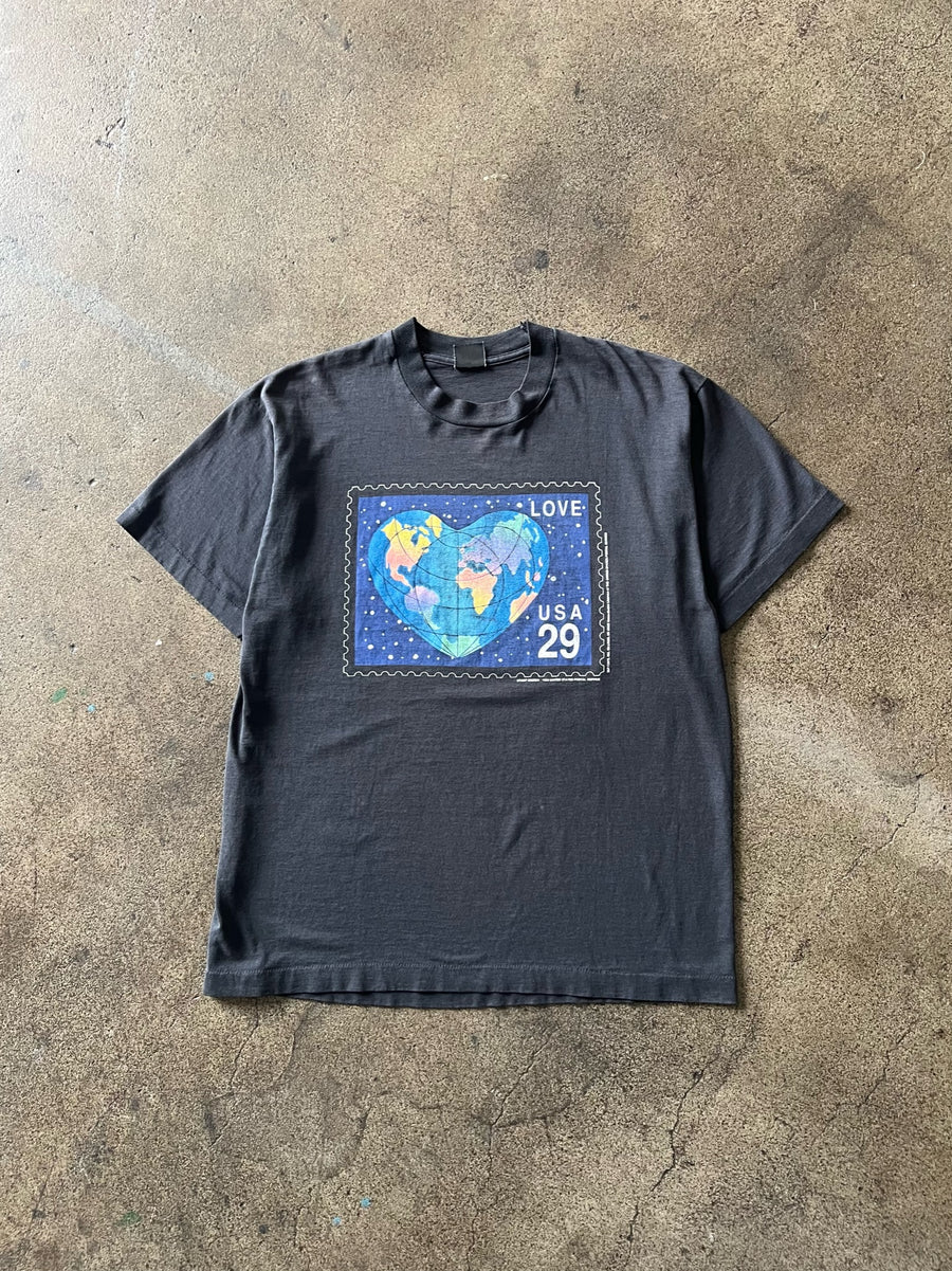 1990s Post Office Stamp Tee Faded