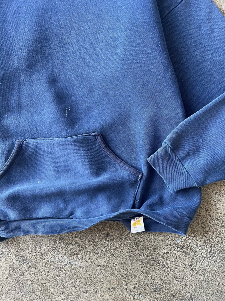 1970s Russell Faded Navy Hoodie