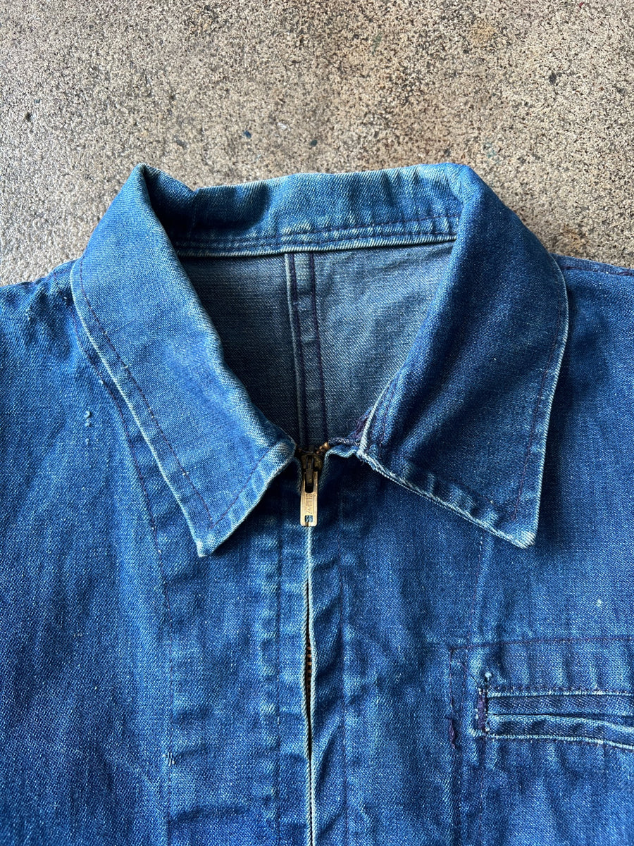 1950s Navy Denim Jacket