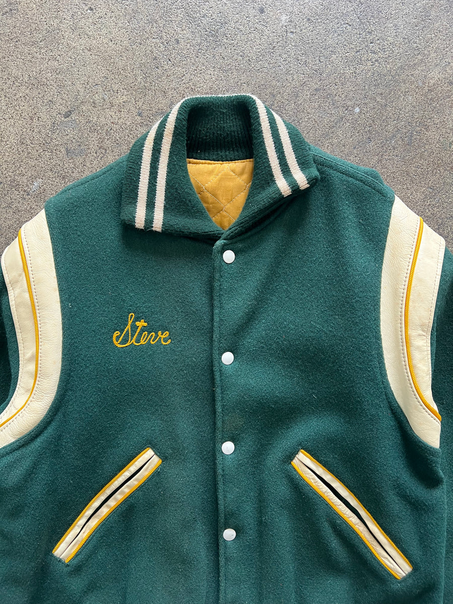 1960s 'Steve' Chain Stitch Varsity Jacket