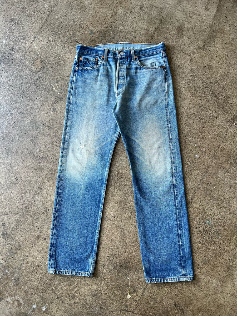 1990s Levi's 501xx Jeans Faded 32