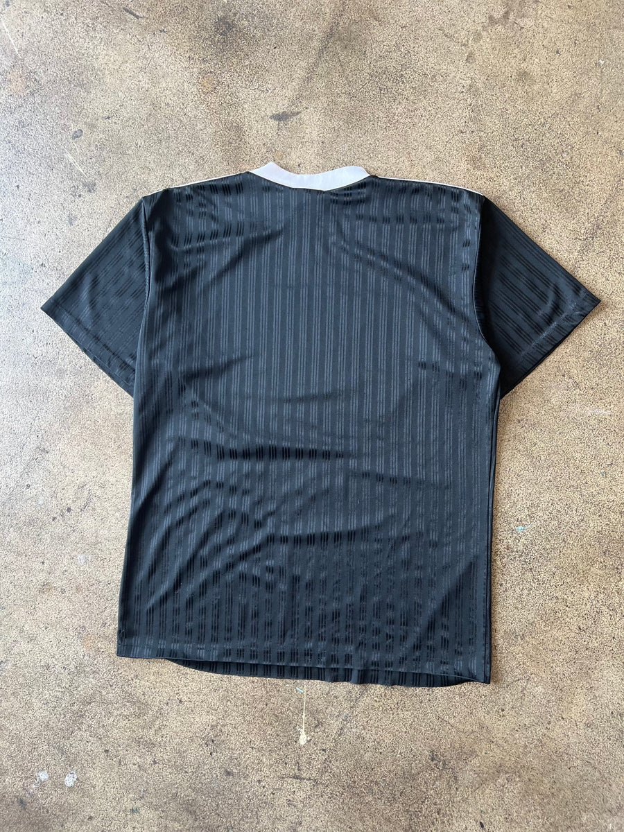 1990s Adidas Black Soccer Jersey