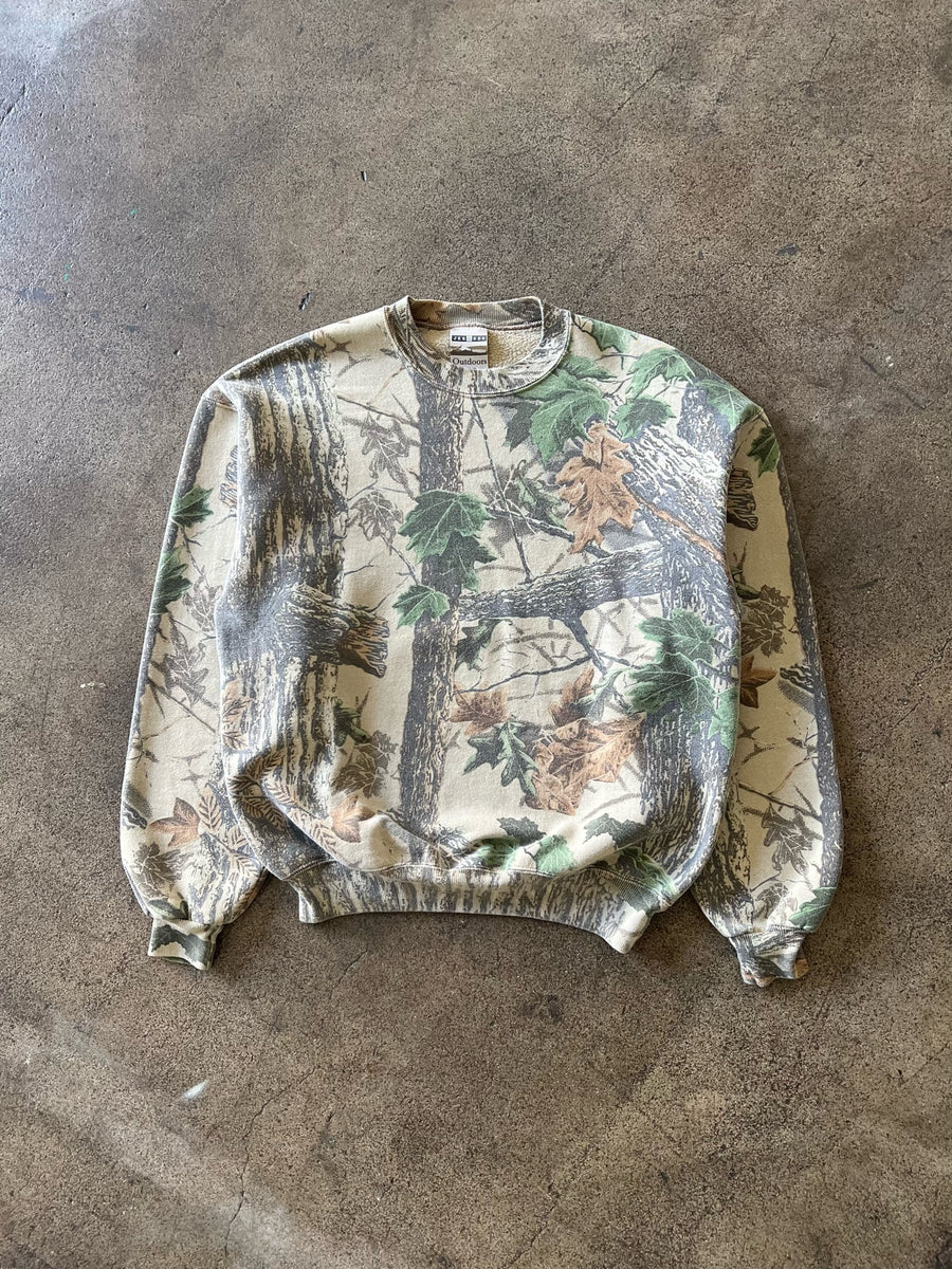 1990s RealTree Camo Crewneck Sweatshirt