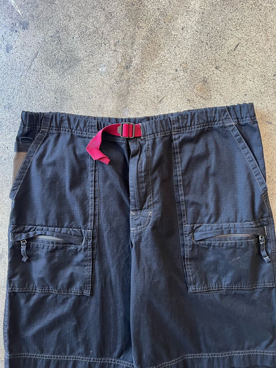 2000s Gap Overdyed Black Cargo Shorts