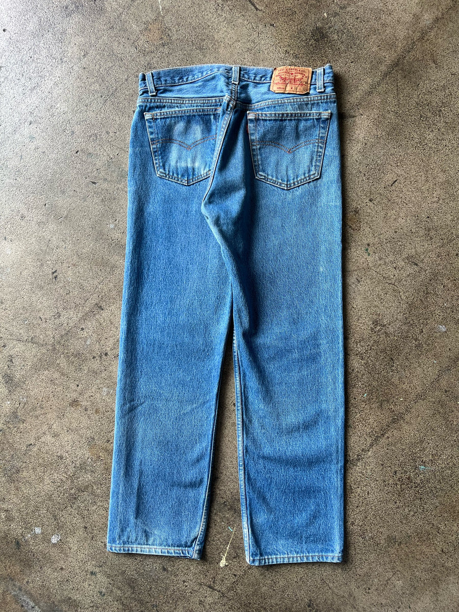 1990s Levi's 501xx Faded Blue Jeans 32