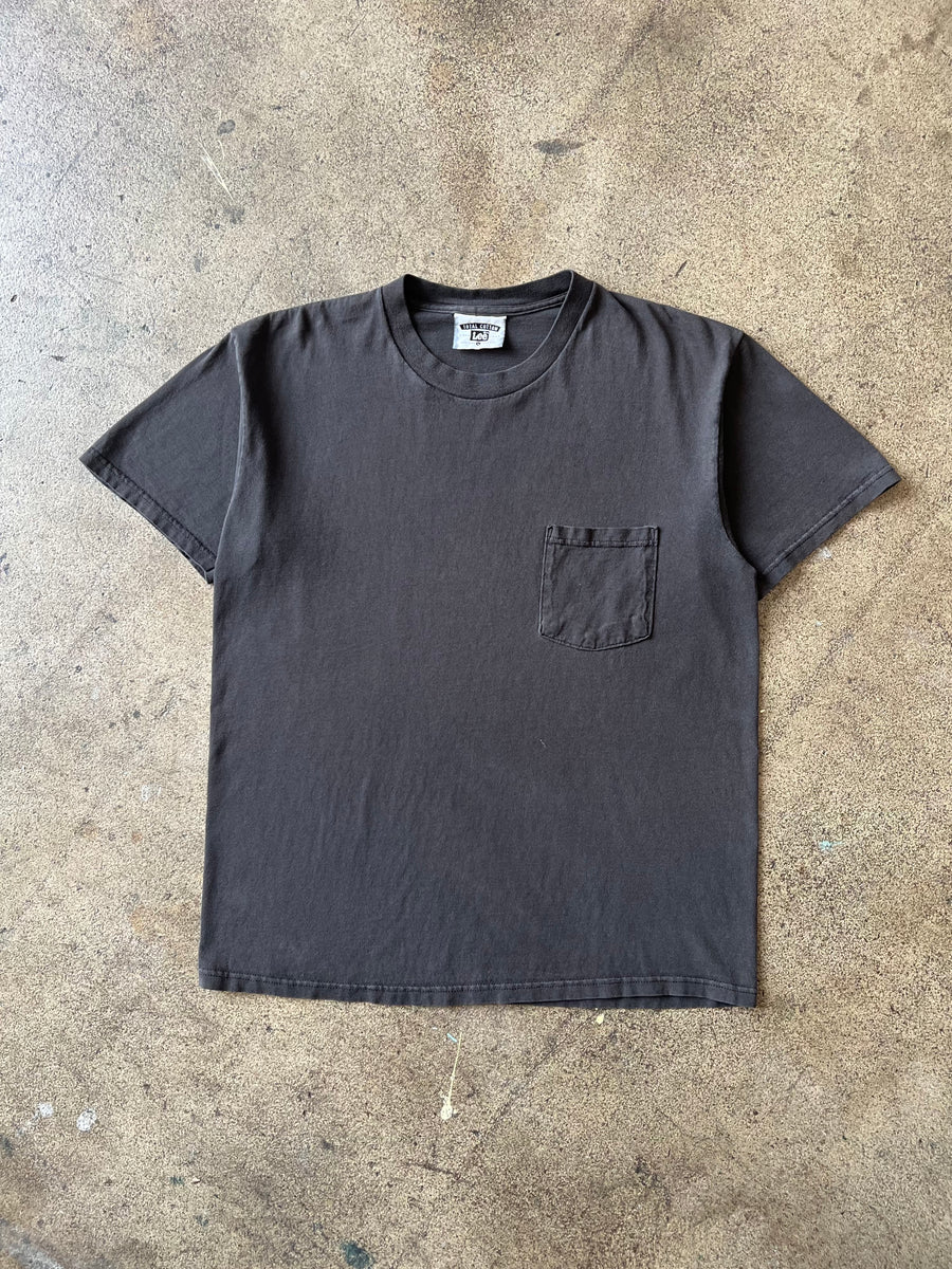 1990s Lee Faded Black Pocket Tee