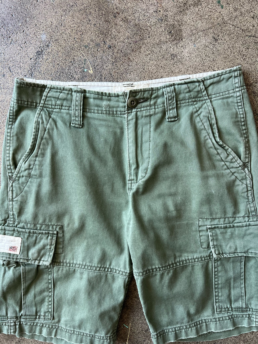 2000s D&S Ralph Lauren Green Cargos 32