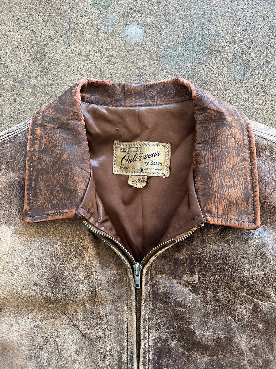 1950s Hercules Steerhide Leather Jacket