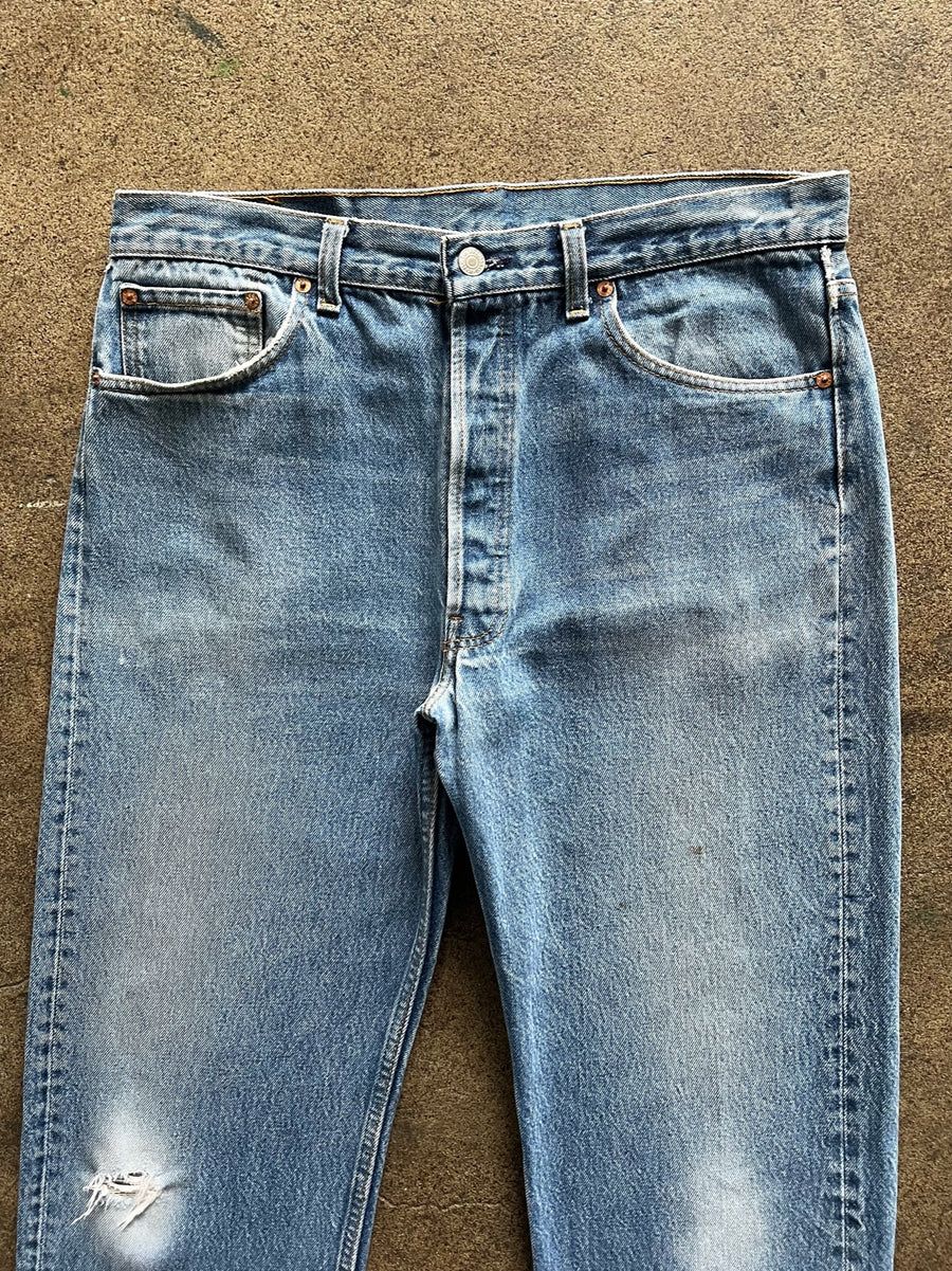 1990s Levi's 501xx Jeans Faded 34
