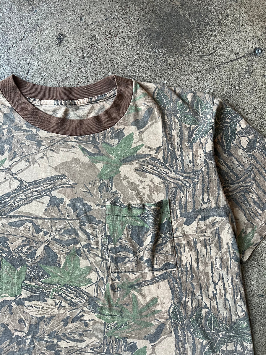 1990s Real Tree Camo Pocket Tee Boxy – Ametora