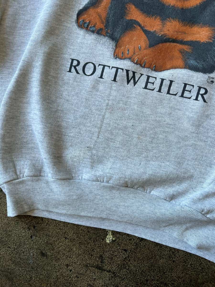 1990s Jerzees Rottweiler Crewneck Sweatshirt