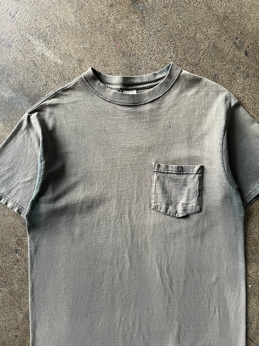 2000s Dickies Sun Faded Green Pocket Tee