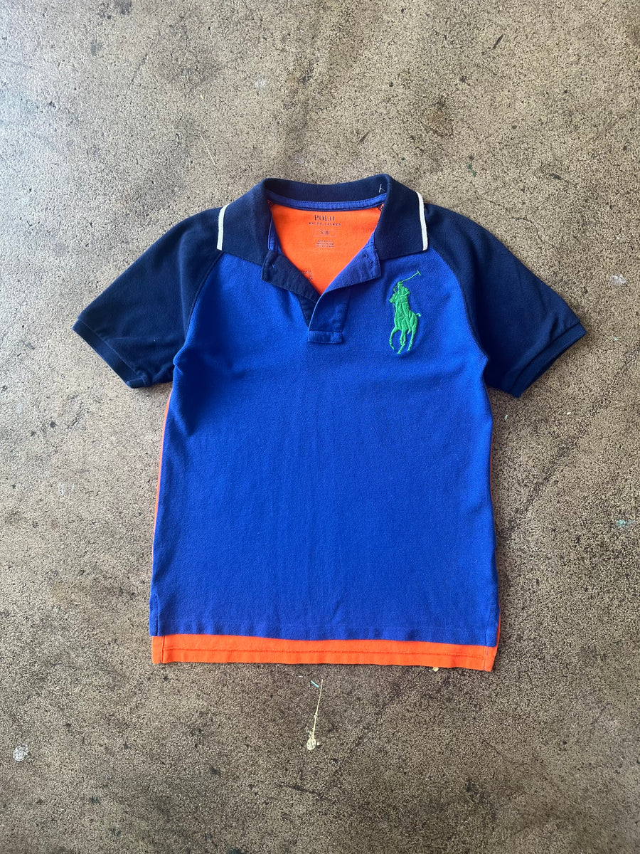 2010s Ralph Lauren 3 Tone Polo